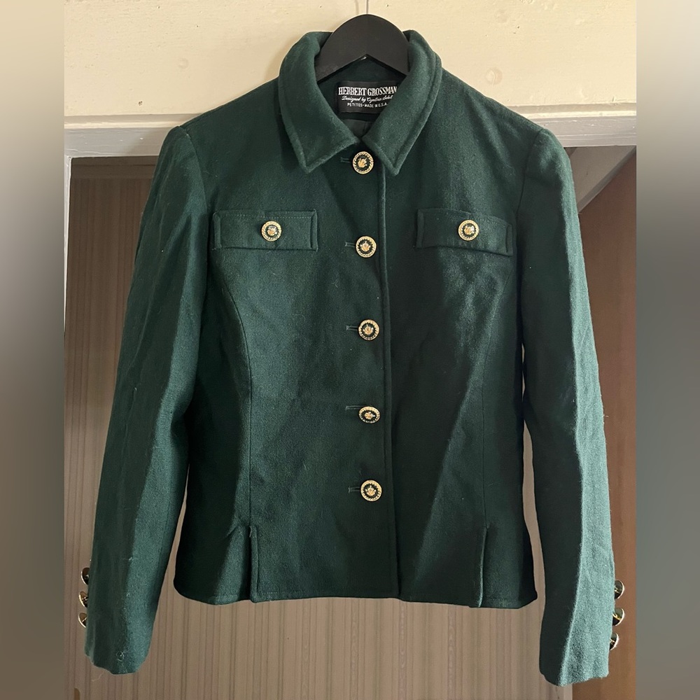 Vintage Herbert Grossman Cynthia Sobel wool jacket